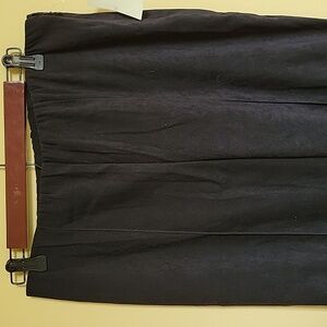 NWT Coldwater Creek Black Front Crease Moleskin Pants
